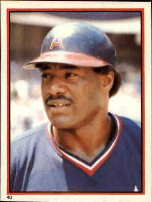 Don Baylor #40 Baseball Cards 1983 Topps Stickers