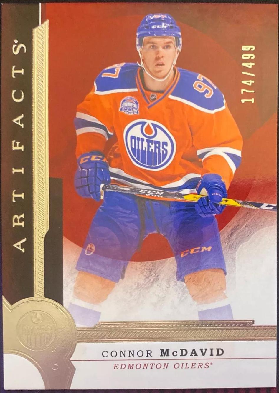 Connor McDavid #110 Hockey Cards 2016 Upper Deck Artifacts