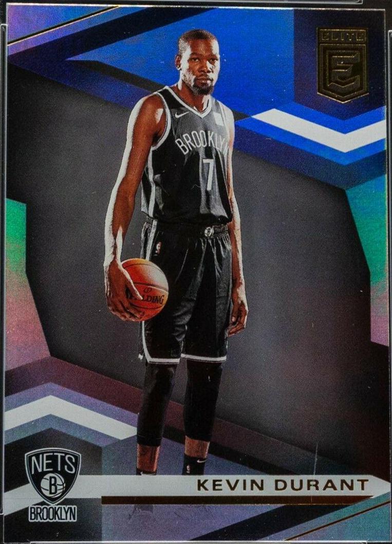 Kevin Durant #99 Basketball Cards 2019 Panini Donruss Elite