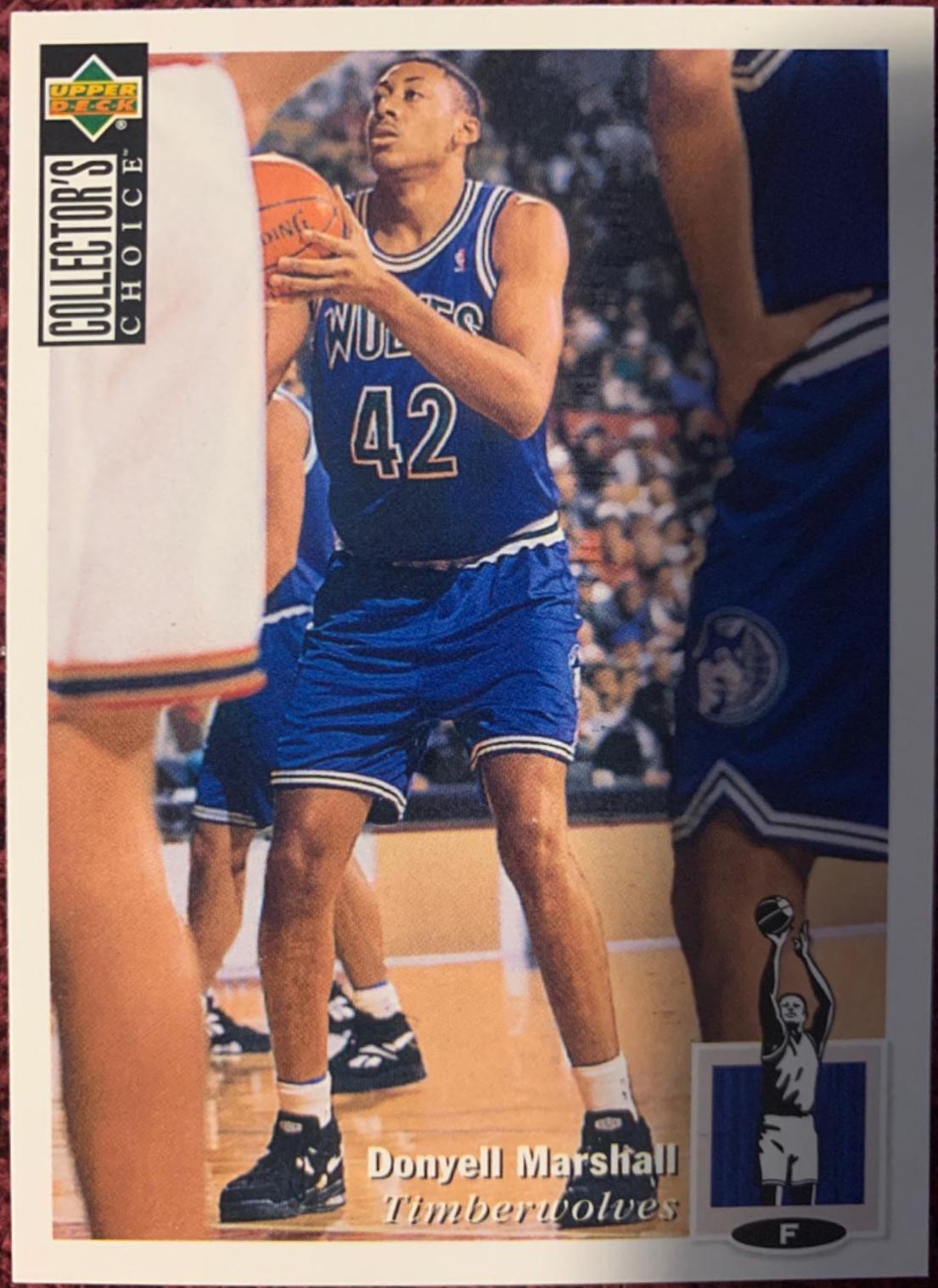 Donyell Marshall #313 Basketball Cards 1994 Collector's Choice