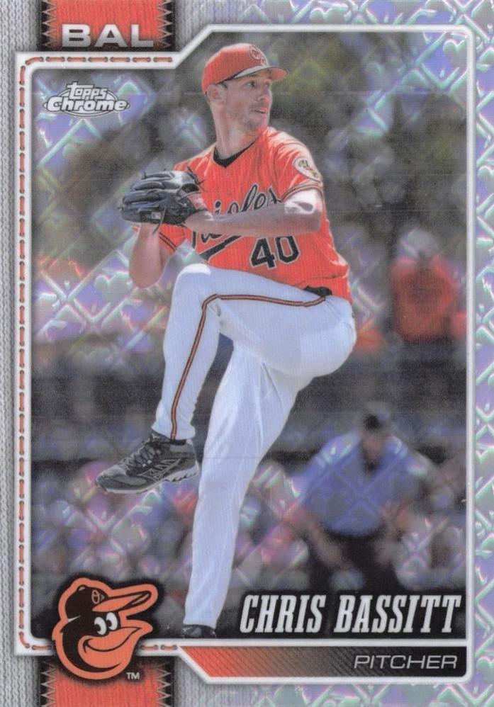 Chris Bassitt #42 2026 Topps Chrome Logofractor Baseball
