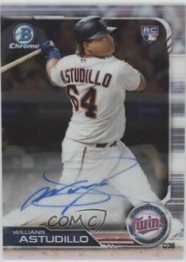 Willians Astudillo #CRA-WA 2019 Bowman Chrome Baseball Rookie Autographs