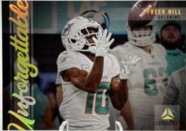 Tyreek Hill #U-18 Football Cards 2023 Panini Luminance Unforgettable