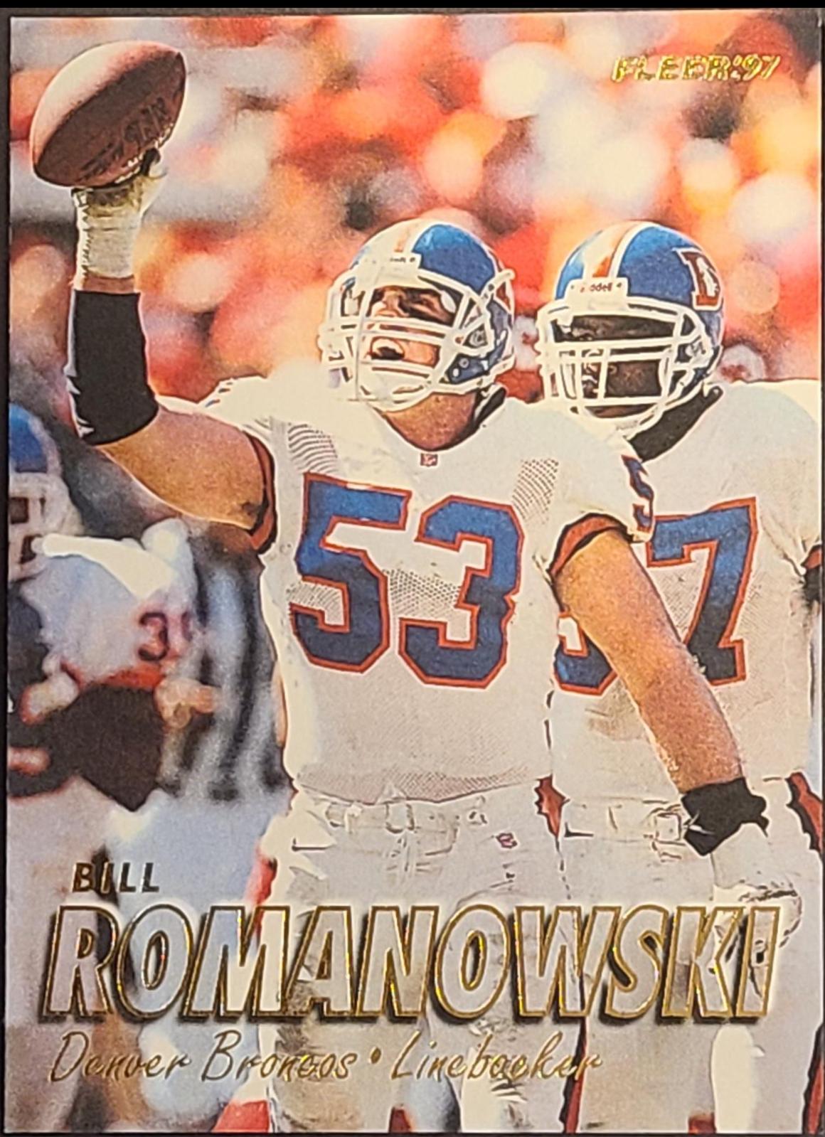 Bill Romanowski #8 Football Cards 1997 Fleer
