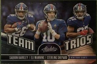 Eli Manning, Saquon Barkley, Sterling Shepard
