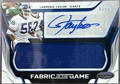 Lawrence Taylor #FS-LT Football Cards 2019 Panini Certified Fabric of the Game Signatures Prices