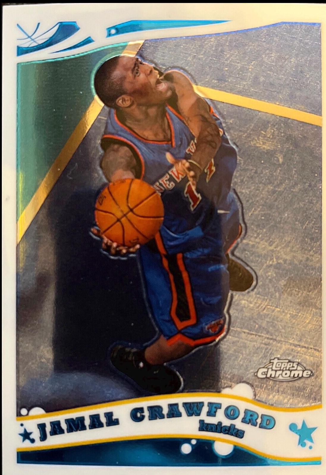 Jamal Crawford #3 Basketball Cards 2005 Topps Chrome