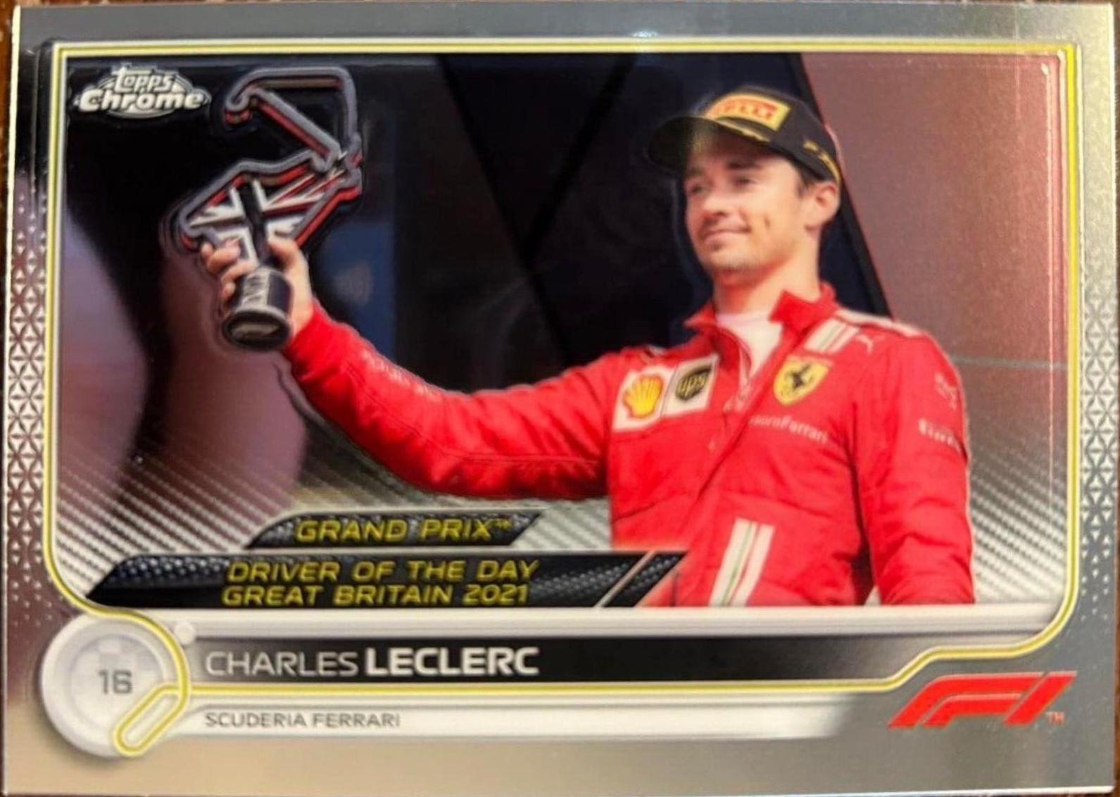 Charles Leclerc #182 Racing Cards 2022 Topps Chrome Formula 1