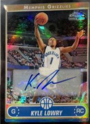 Kyle Lowry [Black Refractor Autograph] #162