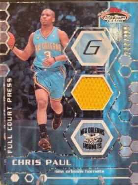 Chris Paul #FCPR-CP Basketball Cards 2007 Stadium Club Full Court Press Relics