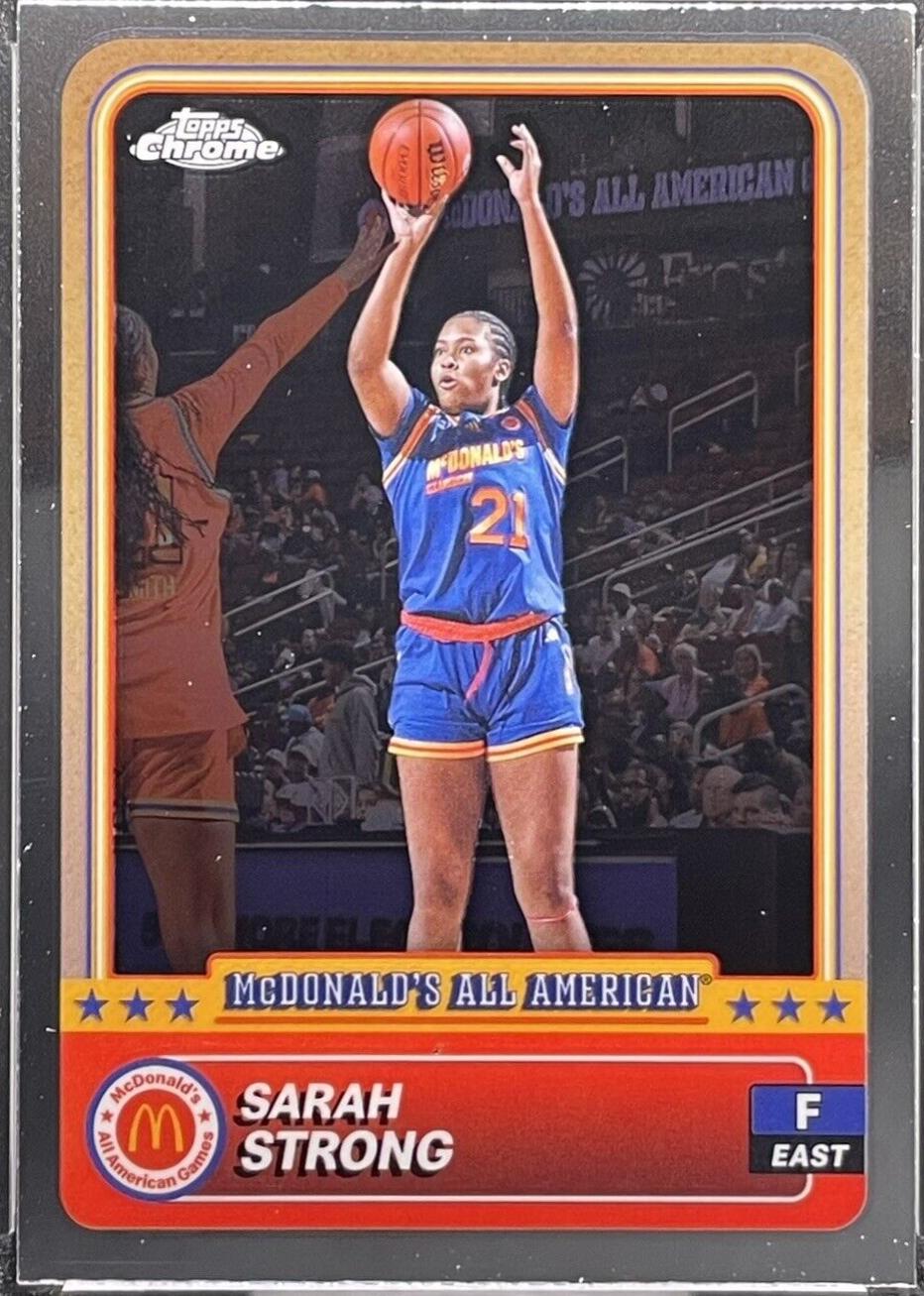 Sarah Strong #10 Basketball Cards 2024 Topps Chrome McDonald’s All American