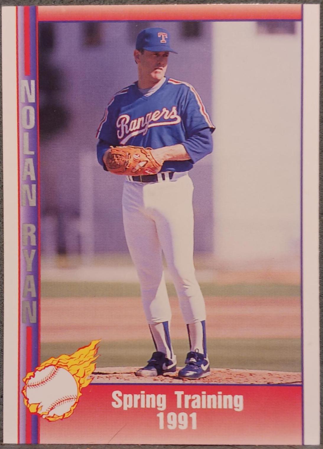 Spring Training 1991 #174 Baseball Cards 1991 Pacific Nolan Ryan