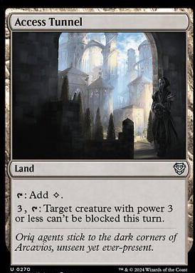 Access Tunnel #270 Magic Outlaws of Thunder Junction Commander