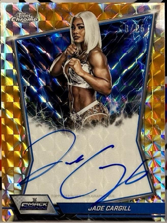 Jade Cargill [Orange Geometric Refractor] #BBA-JAD