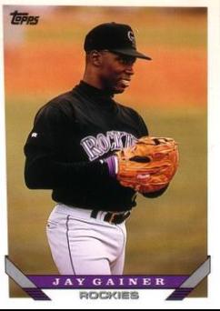 Jay Gainer #10T Baseball Cards 1993 Topps Traded