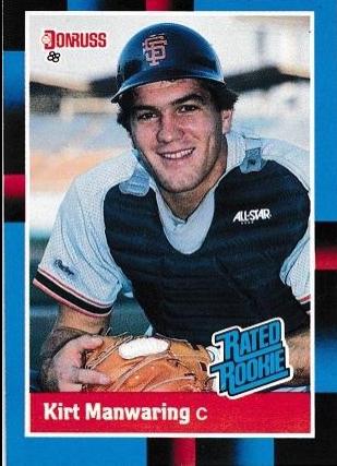 Kirt Manwaring #39 Baseball Cards 1988 Donruss