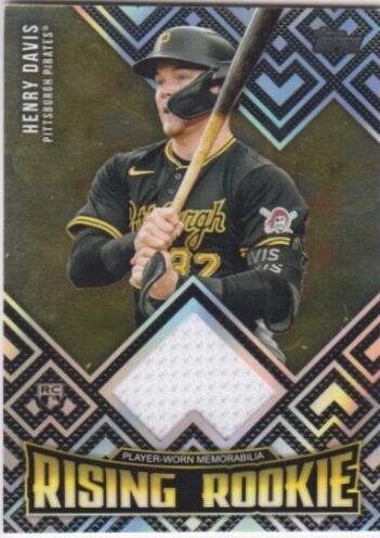 Henry Davis #RRR-HD 2024 Topps Update Baseball Rising Rookies Relics