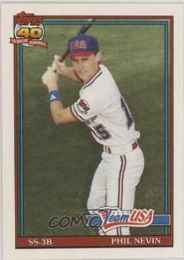 Phil Nevin #83T Baseball Cards 1991 Topps Traded