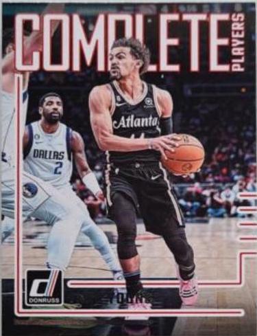 Trae Young #4 Basketball Cards 2023 Panini Donruss Complete Players