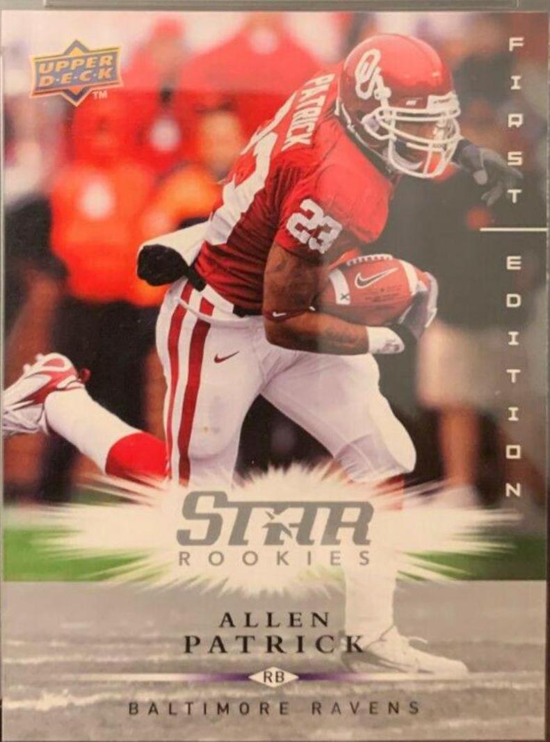 Allen Patrick #192 Football Cards 2008 Upper Deck First Edition