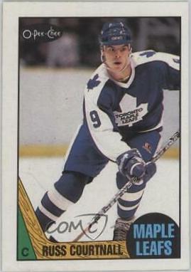 Russ Courtnall #62 Hockey Cards 1987 O-Pee-Chee