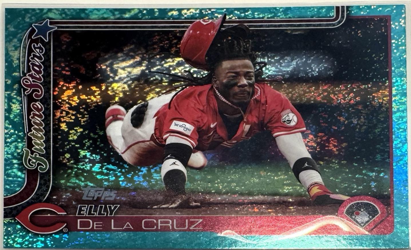 Elly De La Cruz [Aqua Foil] #150