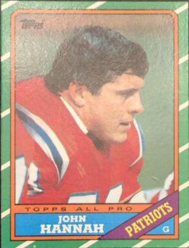 John Hannah #36 Football Cards 1986 Topps