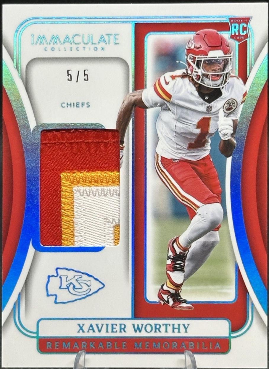 Xavier Worthy [Platinum] #7 Prices | 2024 Panini Immaculate