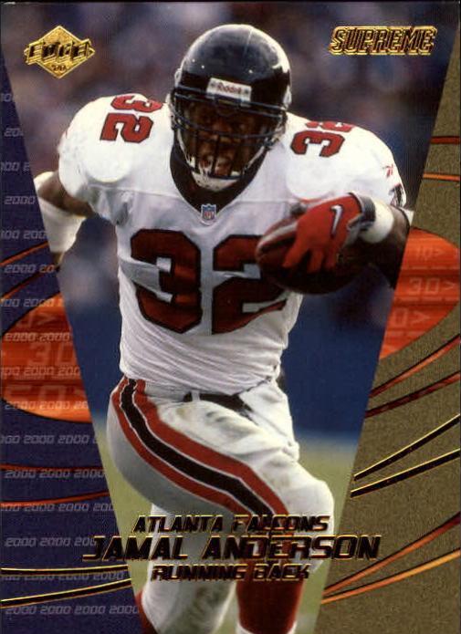 Jamal Anderson #6 Football Cards 2000 Collector's Edge Supreme