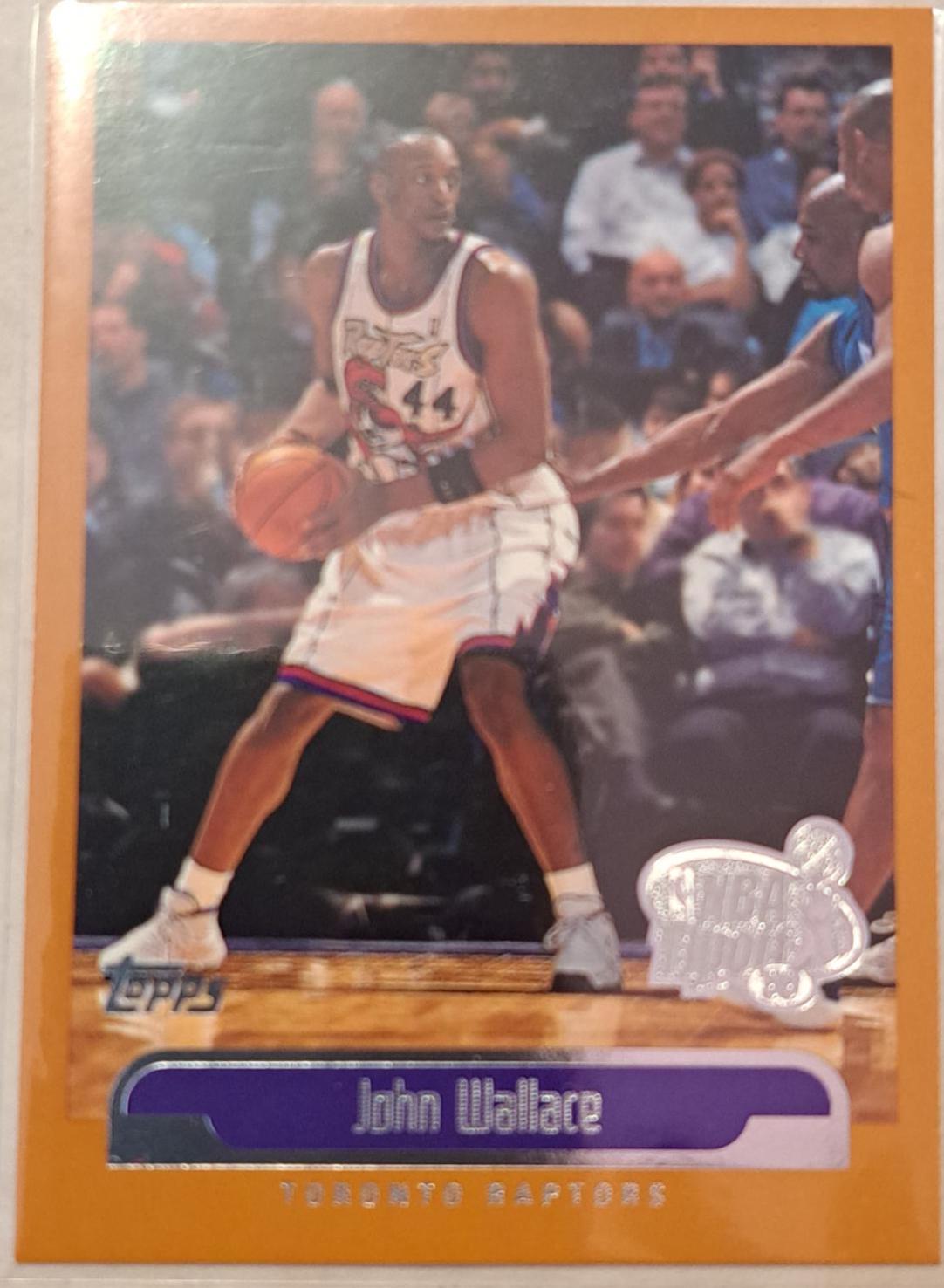 John Wallace #44 Basketball Cards 1999 Topps NBA Tipoff