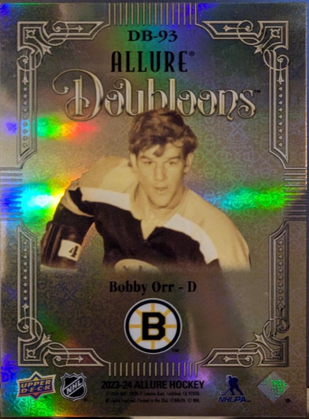 Bobby Orr #DB-93 Hockey Cards 2023 Upper Deck Allure Doubloons