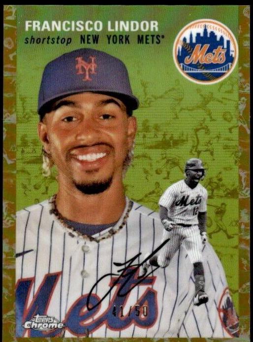 Francisco Lindor [Cream Gold Refractor] #369