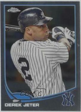 Derek Jeter #10 Baseball Cards 2013 Topps Chrome