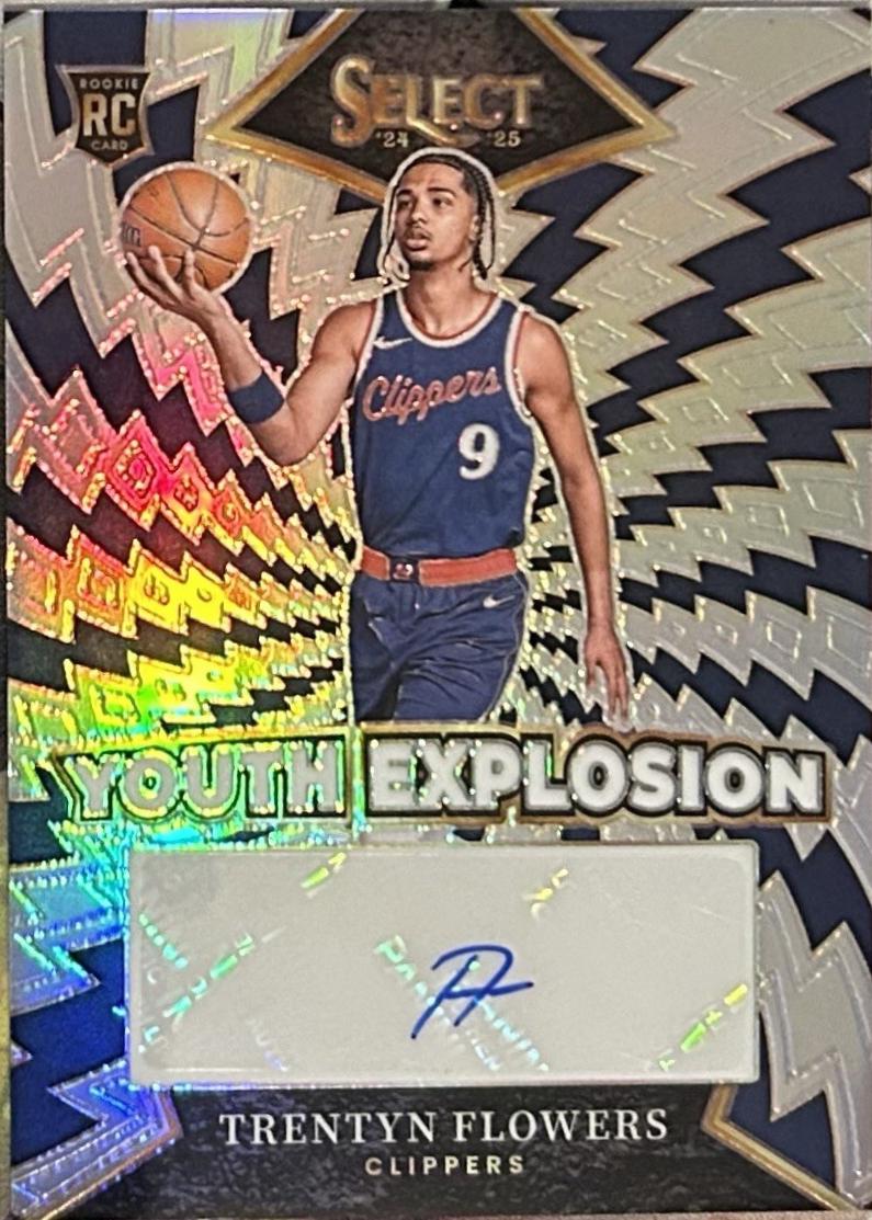 Trentyn Flowers #37 Prices | 2024 Panini Select Youth Explosion