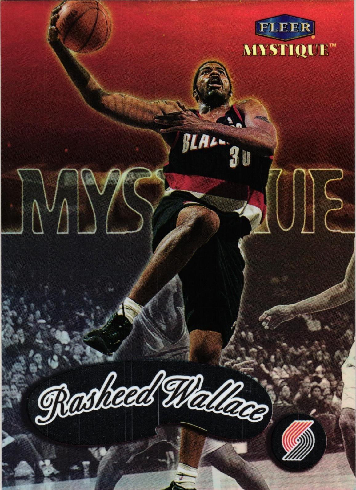 Rasheed Wallace #56 1999-00 Fleer Mystique Basketball
