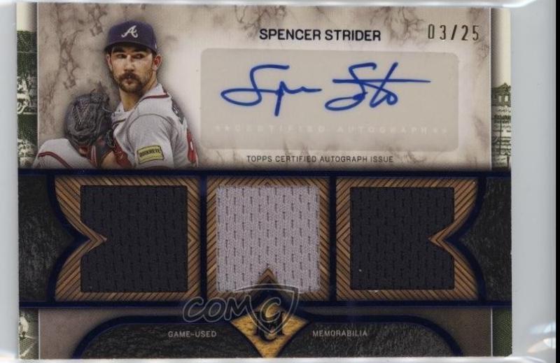 Spencer Strider [Sapphire] #SPTRA-SS Prices | 2025 Topps Museum ...