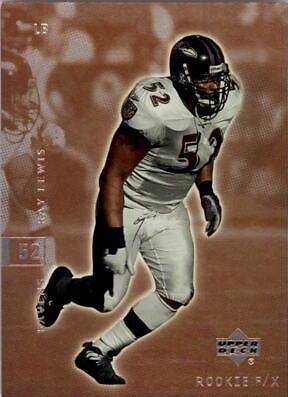 Ray Lewis #9 Football Cards 2001 Upper Deck Rookie F/X