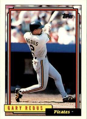 Gary Redus #453 Baseball Cards 1992 Topps