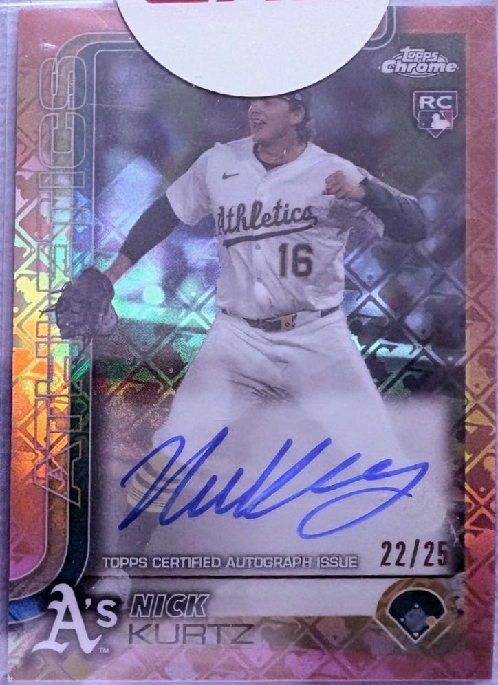 Nick Kurtz [Orange Sapphire] #RA-KU Prices | 2025 Topps Chrome