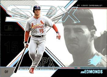 Jim Edmonds #107 Baseball Cards 2003 Spx