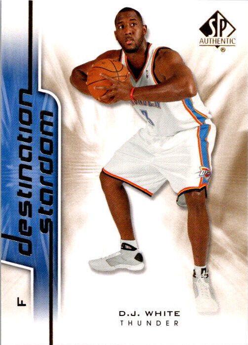 D.J. White #DS-22 Basketball Cards 2008 SP Authentic Destination Stardom