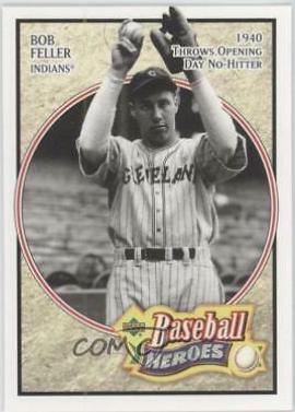 Bob Feller #2 Baseball Cards 2005 Upper Deck Baseball Heroes