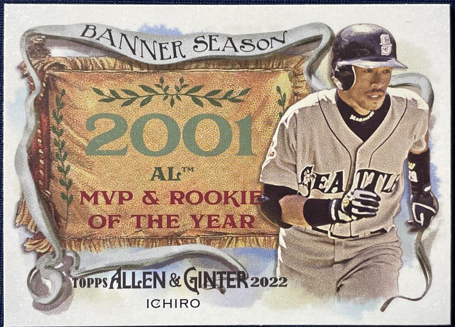 Ichiro #BS-18 Baseball Cards 2022 Topps Allen & Ginter Banner Seasons