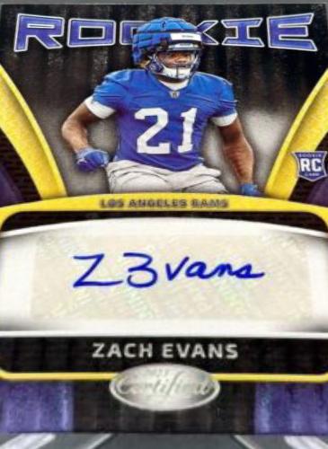 Zach Evans [Gold Etch] #RS-19