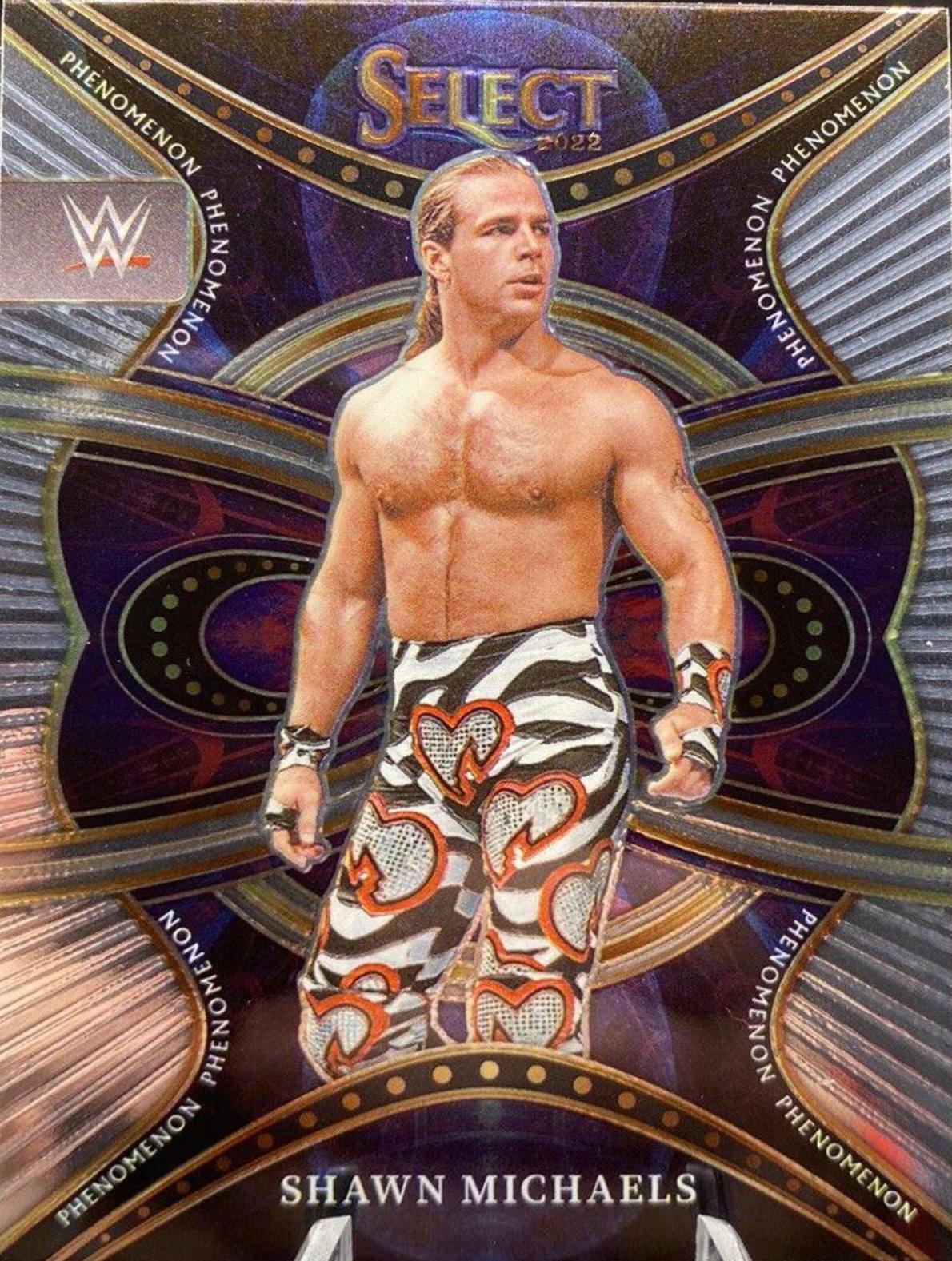 Shawn Michaels #7 Wrestling Cards 2022 Panini Select WWE Phenomenon