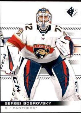 Sergei Bobrovsky #15 Hockey Cards 2019 SP