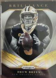 Drew Brees #8 Football Cards 2020 Panini Prizm Brilliance