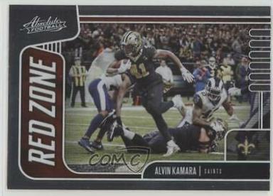 Alvin Kamara #3 Football Cards 2019 Panini Absolute Red Zone