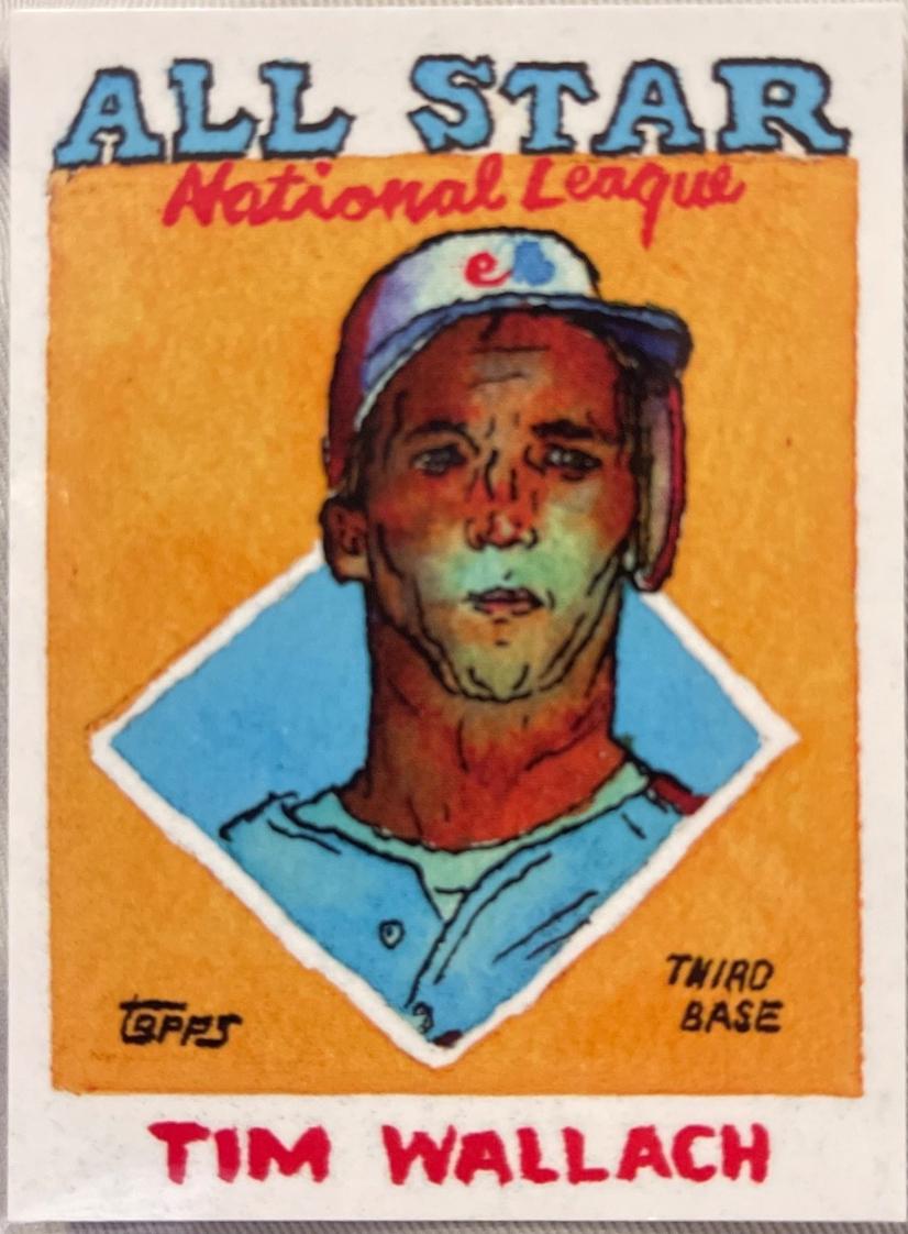 Tim Wallach [Paint Splatter Back] #15