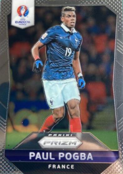Paul Pogba #3 Soccer Cards 2016 Panini Prizm UEFA